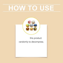 Load image into Gallery viewer, Premium Squishy Steamed Bun Dumpling Toy Slow Rising Glitter Stress Ball Stretchy Decompression Fidget Toy Desk Travel Gift ﻿
