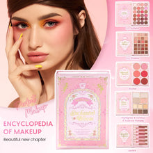 Load image into Gallery viewer, 5 Layers All In One Makeup Book Palette,48 Eyeshadow+6 Blush+Contour Highlight Brow Pomade+6 Lipstick Full Face Makeup Kit
