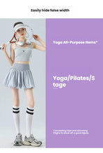 Load image into Gallery viewer, Women‘s Tennis Skirt Summer  High Waist Flared Golf Skirt with Built-in Shorts 2 in 1 Athletic Quick Dry Shorts Skirt Pickleball
