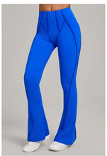 Load image into Gallery viewer, Gym Workout Women's Wide-Leg Tight-Fitting Hip-Lifting Yoga Flared Pants Dance High-Waist Flared Casual Outdoors Sports Trousers

