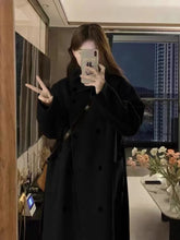 Load image into Gallery viewer, Sweet Double-Breasted Wool Coat
