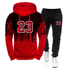 Load image into Gallery viewer, Mens Tracksuit Sports Printed Single Piece Sweatshirt Sweatpants Daily Jogging Mens Clothing Casual Splash-ink Hoodie Pants 2025
