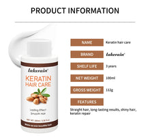 Load image into Gallery viewer, Hair Straightening Lotion Professional Keratin Treatment Cream Smoothing Soft Repair Perms Damaged Frizz Hair Care Products

