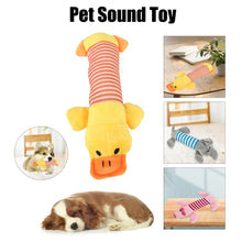 Load image into Gallery viewer, Fit for All Pets Dog Cat Fleece Toys Popular Squeak Chew Sound Dolls Elephant Duck Pig Pet Funny Plush Toys
