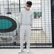 Load image into Gallery viewer, Plus Size 5XL 6XL Men's Tracksuit Autumn Clothes Sportswear Two Piece Set Men Jacket Sweatpants Male Sweatsuit Sports Suits Sets
