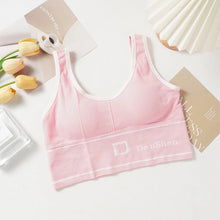Load image into Gallery viewer, Women's Sports Letter Bras Fitness Seamless Plus Size Bra Tops Full Coverage Wireless Femme Bralette Bra
