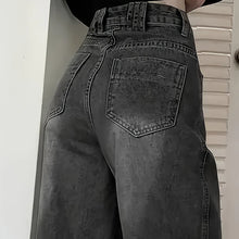 Load image into Gallery viewer, Loose High Waist Wide Jeans
