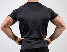 Load image into Gallery viewer, Summer Gym T-shirts Men's Solid Fitness Clothing O-neck Short Sleeve Tops Breathable Slim Bodybuilding Workout Muscle Tees Male
