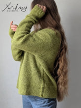 Load image into Gallery viewer, Cozy Winter Loose Knit Sweater
