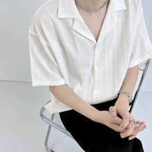 Load image into Gallery viewer, Striped Short Sleeve Shirt Men
