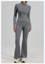 Load image into Gallery viewer, 2PCS yoga suit, exercise set, gym set, women's exercise set, running exercise suit, long sleeved exercise suit, yoga suit
