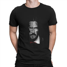 Load image into Gallery viewer, Monochrome Graphic Cotton Tee Men
