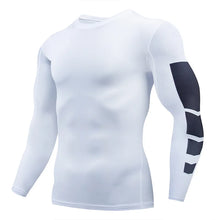 Load image into Gallery viewer, Gym Sports T-shirts for Men Long Sleeve Tights Boxing Sportswear Breathable Quick Dry Fitness Tops Male Outdoor Training Clothes
