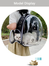 Load image into Gallery viewer, Pet Cat Carrying Bag Space Pet Backpacks Breathable Portable Transparent Backpack Puppy Dog Transport Carrier Space Capsule Bags
