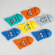 Load image into Gallery viewer, Colorful Emoji Kids Sock Set
