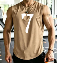 Load image into Gallery viewer, SPORTS 7 New Men Tank Tops Sleeveless Shirt Polyester Mesh Material Quick Dry Breathable Men Workout Fitness Basketball Top Tee
