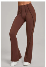 Load image into Gallery viewer, Gym Workout Women's Wide-Leg Tight-Fitting Hip-Lifting Yoga Flared Pants Dance High-Waist Flared Casual Outdoors Sports Trousers
