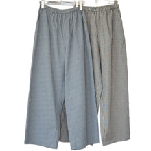 Load image into Gallery viewer, 2026 Women Summer Long Pants High Waist Wide Leg 80% Cotton Plaid Pants Fashion Clothes Vintage Pants Female Trousers
