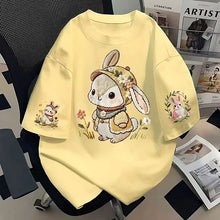 Load image into Gallery viewer, Women T-Shirts Loose Streetwear Unisex Fun Dog Printing Short Sleeve Cotton Girl Tees Female Top Summer 2026
