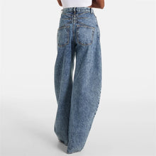 Load image into Gallery viewer, High Waist Straight Denim Pants
