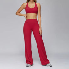 Load image into Gallery viewer, Yoga Set 2PCS Women Sportswear Workout Clothes Seamless Athletic Wear Gym Legging Fitness Bra Crop Top Long Sleeve Sports Suits
