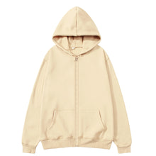 Load image into Gallery viewer, Men’s High Street Solid Zip-Up Hoodie
