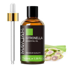 Load image into Gallery viewer, 100ML Pure Plant Essential Oil Mint Bergamot Patchouli Citronella Lemongrass Chamomile Cedarwood For Reed Diffuser Humidifier
