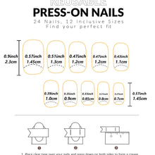 Load image into Gallery viewer, 24PCS Short False Nails With Rose Leaf Design Pressed On The Nails, Glossy Glue, Black Full Coverage Acrylic False Nails
