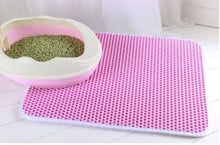 Load image into Gallery viewer, Cat Litter Mat With Gift Double Layer Waterproof Pet Litter Box Mat Non-slip Sand Cat Pad Washable Bed Mat Clean Pad Products
