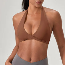 Load image into Gallery viewer, YOGA Naked Feeling Strappy Padded Sports Bras for Women - Fitness Workout Top Criss Cross Back Yoga sports Bras No steel ring
