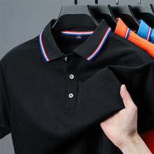 Load image into Gallery viewer, Men's Casual Solid Color Short Sleeve Polo Shirt 2025 Summer Fashionable Comfortable Versatile Top for Men

