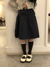 Load image into Gallery viewer, Chic Korean Style  Skirt for Young Women Spring Autumn Winter Seasonal Fashionable Inner Wear Casual Versatile Skirt

