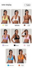 Load image into Gallery viewer, YOGA Naked Feeling Strappy Padded Sports Bras for Women - Fitness Workout Top Criss Cross Back Yoga sports Bras No steel ring
