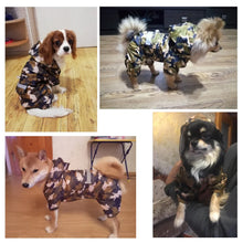 Load image into Gallery viewer, Casual Waterproof Puppy Rain Jumpsuit
