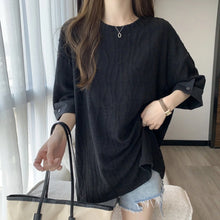 Load image into Gallery viewer, Loose Korean Casual Tee Women
