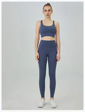 Load image into Gallery viewer, Women's Yoga Set Workout Set 2 Piece High Waist Yoga Leggings Sports Bra Gym Suit Activewear Sports Fitness Set Sports Suit

