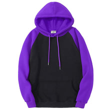 Load image into Gallery viewer, Color-Block Oversized Fleece Hoodie
