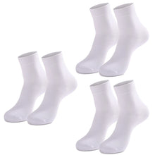 Load image into Gallery viewer, Classic Black Cotton Crew Socks
