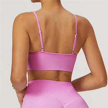 Load image into Gallery viewer, HBC Seamless Sports Bras for Women Fitness Yoga Bras With Removable Pads Adjustable Straps Gym Vest Top Bra Running Crop Top
