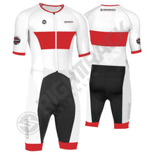 Load image into Gallery viewer, RIGHTTRACK Trisuit MEN'S Triathlon Jumpsuit Summer Skinsuit Swimming Cycling Running Competition Apparel Custom Names Flags
