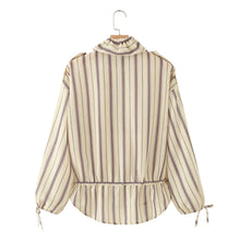 Load image into Gallery viewer, Women's Shirts Autumn 2026 New Fashion Stripes Slim Unique Youth Street Autumn Blouses Chic Elegant Travel Comfortable Blouse

