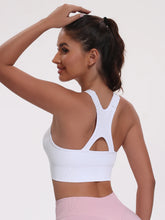 Load image into Gallery viewer, Beautiful Back Sports Bras For Women Seamless Adjustable Strap Shockproof Elastic Fitness Athletic Brassiere Slim Yoga Top
