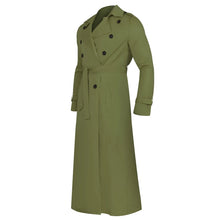 Load image into Gallery viewer, Men’s Luxury Full-Length Trench Coat – England Style Business Overcoat

