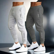 Load image into Gallery viewer, Men's 2-Pack Printed Casual Joggers, 100% Polyester, Soft Breathable Lightweight Fabric, Loose Fit Stylish Sports Trousers
