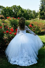 Load image into Gallery viewer, Lace Ball Gown Flower Dress
