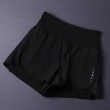 Load image into Gallery viewer, Women's 2 in 1 Shorts with Pockets - Lightweight Breathable Loose Anti-Disclosure Split Side for Yoga Running Gym
