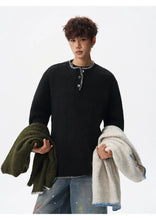 Load image into Gallery viewer, Korean Button Knit Pullover

