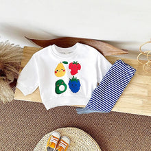 Load image into Gallery viewer, Fruit Print Baby Outfit Set
