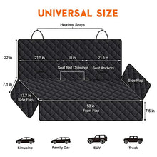 Load image into Gallery viewer, Dog Car Seat Cover Pet Travel Carrier Mattress Waterproof Dog Car Seat Protector With Middle Seat Armrest For Dogs
