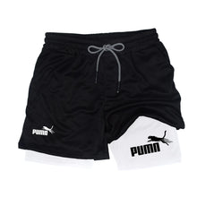 Load image into Gallery viewer, Summer Breathable Two-in-one Double-layer Shorts Men's Elastic Compression Shorts Quick-drying Multi-functional Shorts M-3XL
